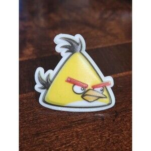 Angry Birds Cupcake Rings; Angry Birds Rings Party Favors or cake decor Set of 3
